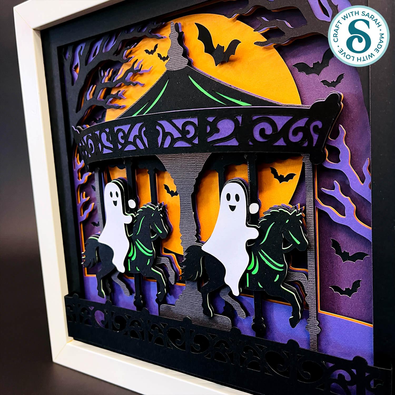 Ghost shadow box SVG from Craft with Sarah