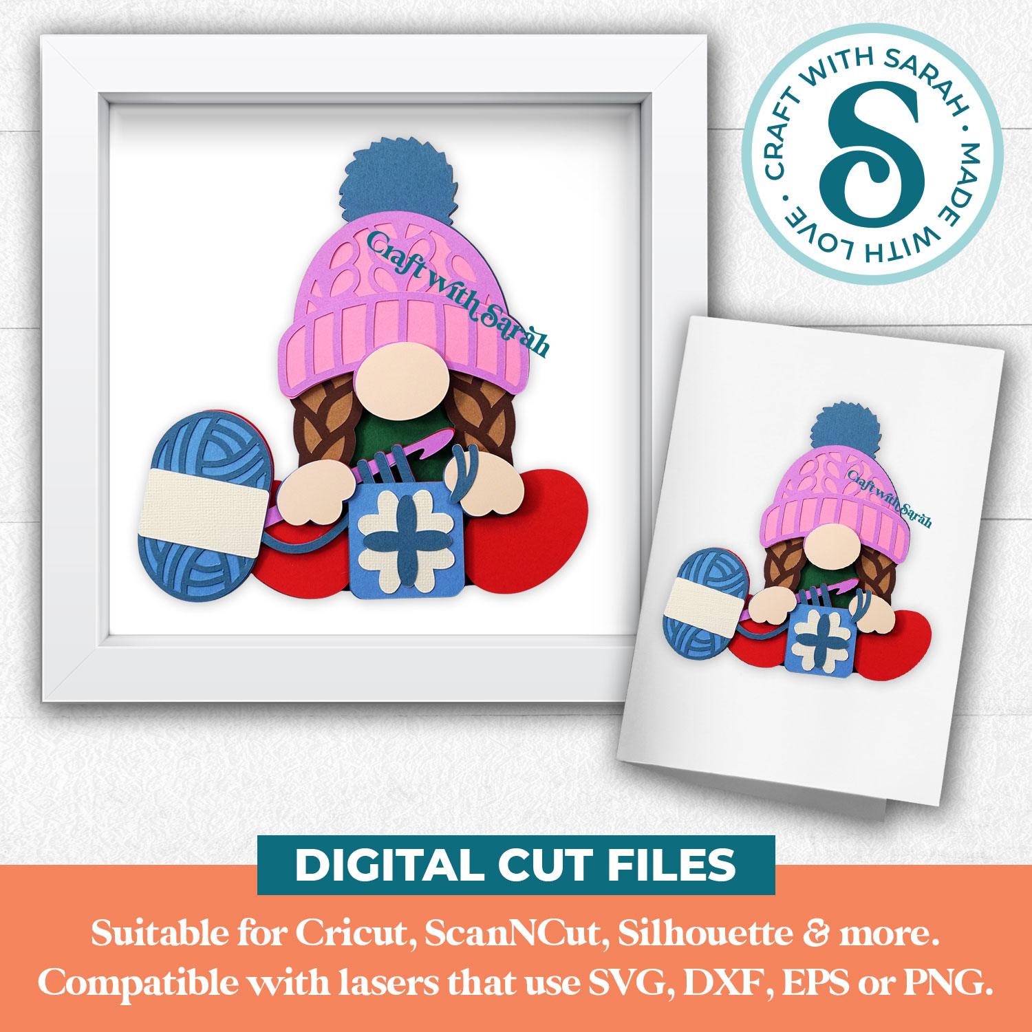 Crochet Gnome SVG - Female - Image 3