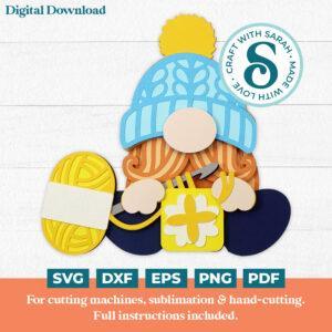 Crochet Gnome SVG - Male