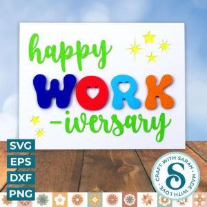 Happy Workiversary A2 Card