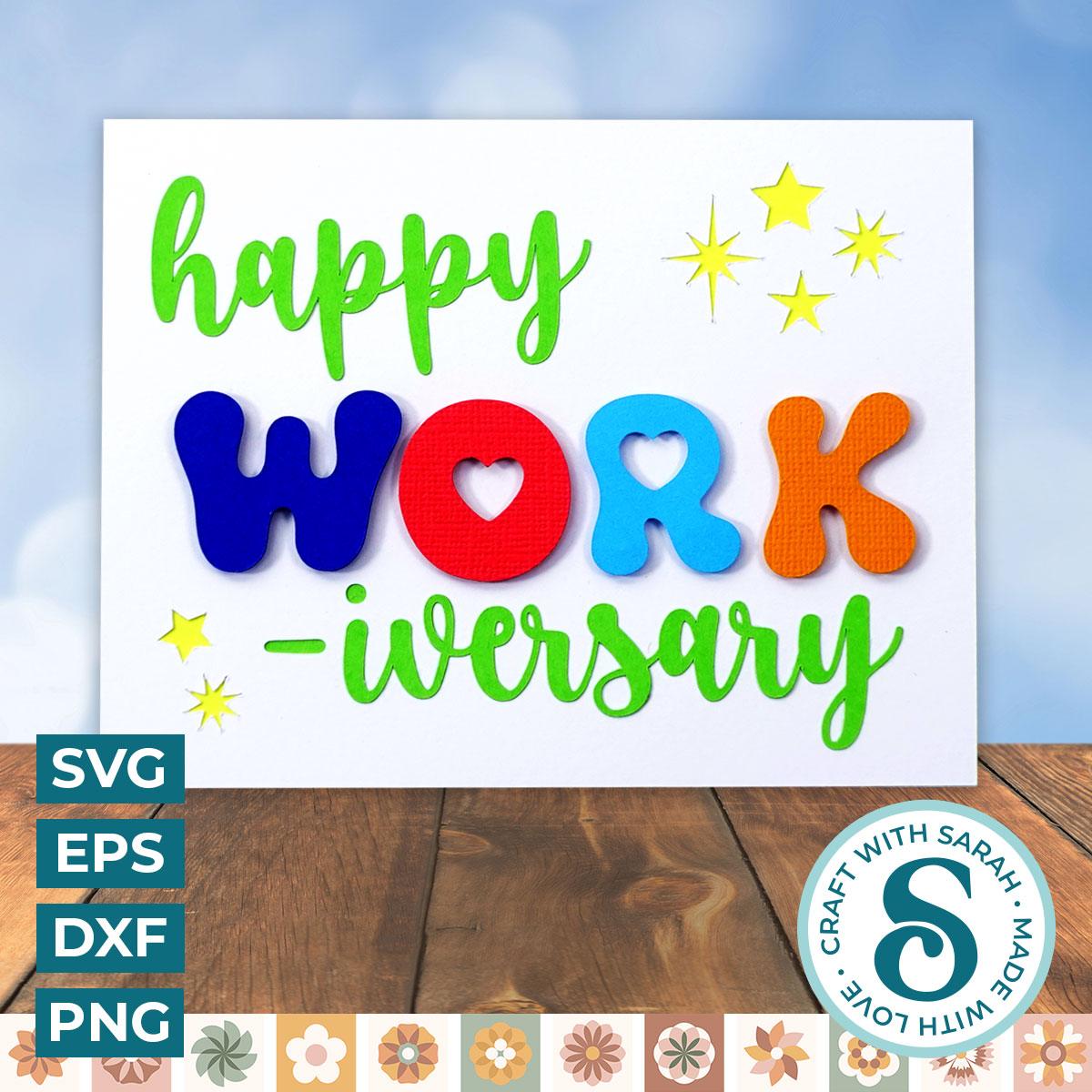 Happy Workiversary A2 Card