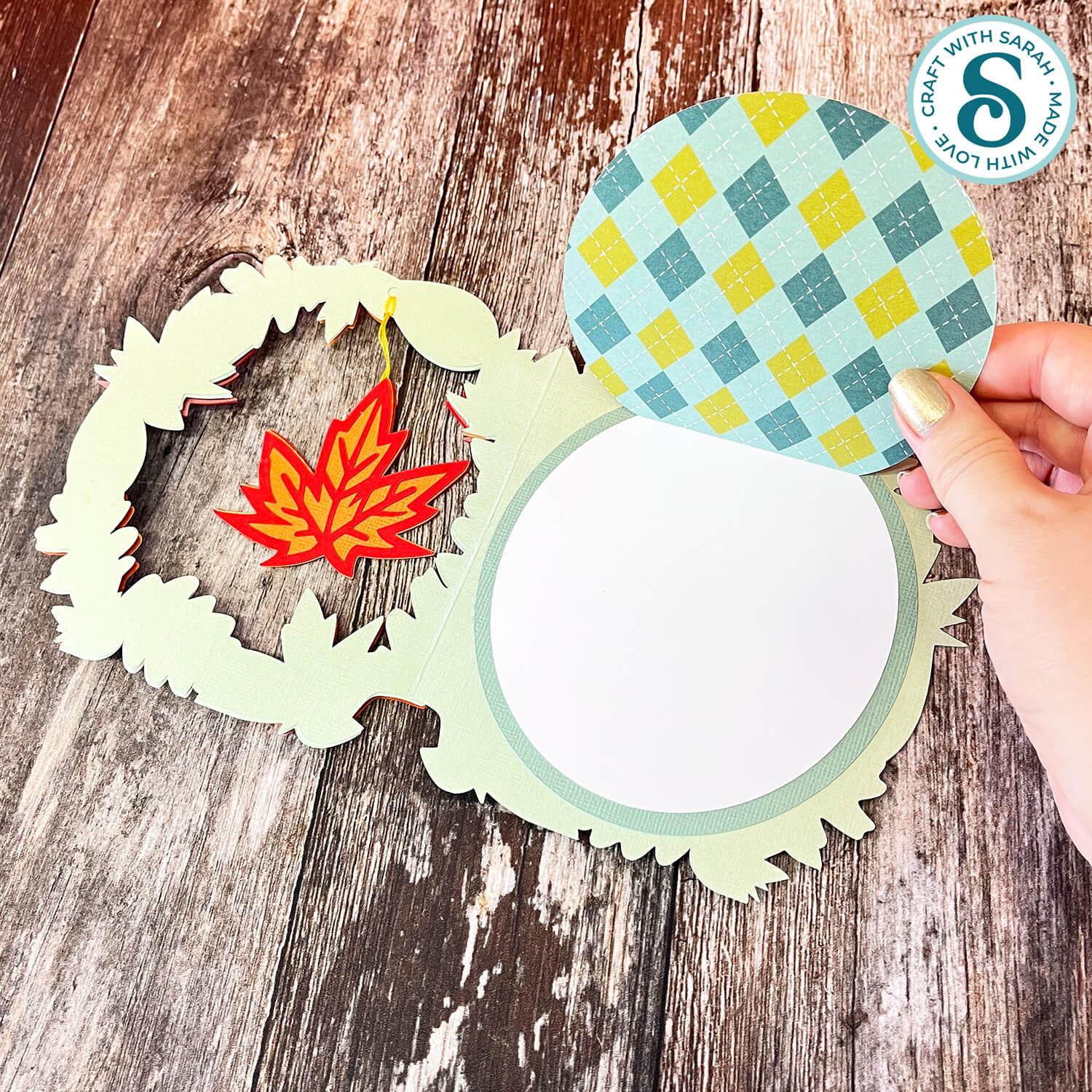 Hidden message card by Craft with Sarah