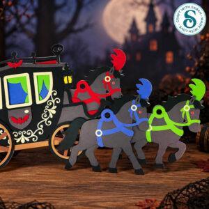 Stagecoach & Horses Off-the-Mat Design