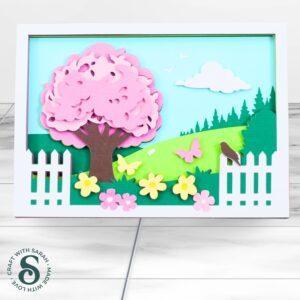 Spring Landscape Greetings Card