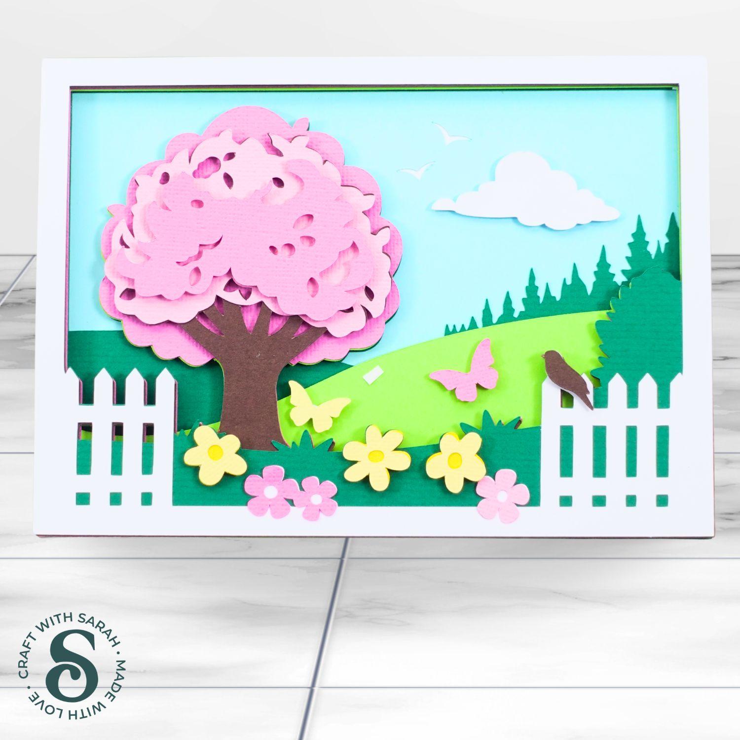 Spring Landscape Greetings Card