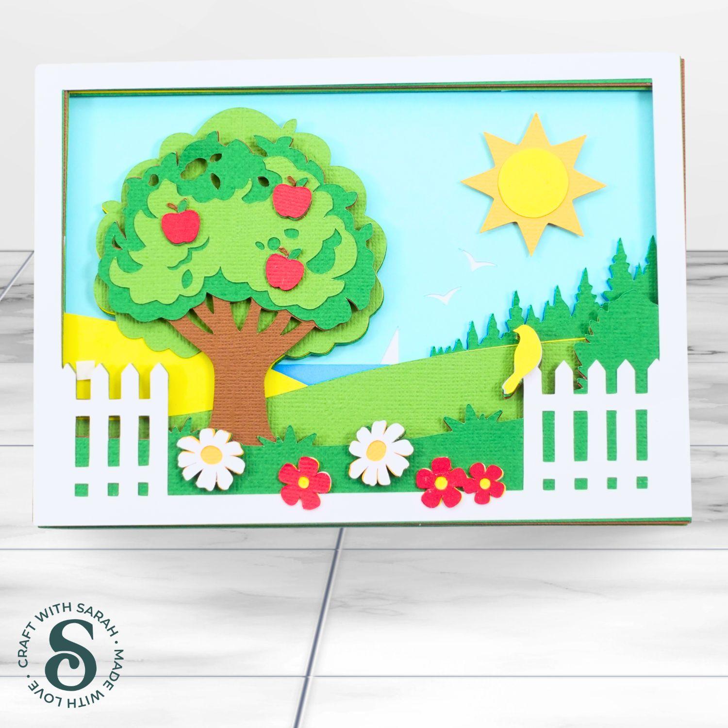 Summer Landscape Greetings Card