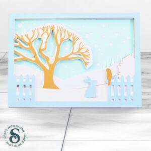 Winter Landscape Greetings Card