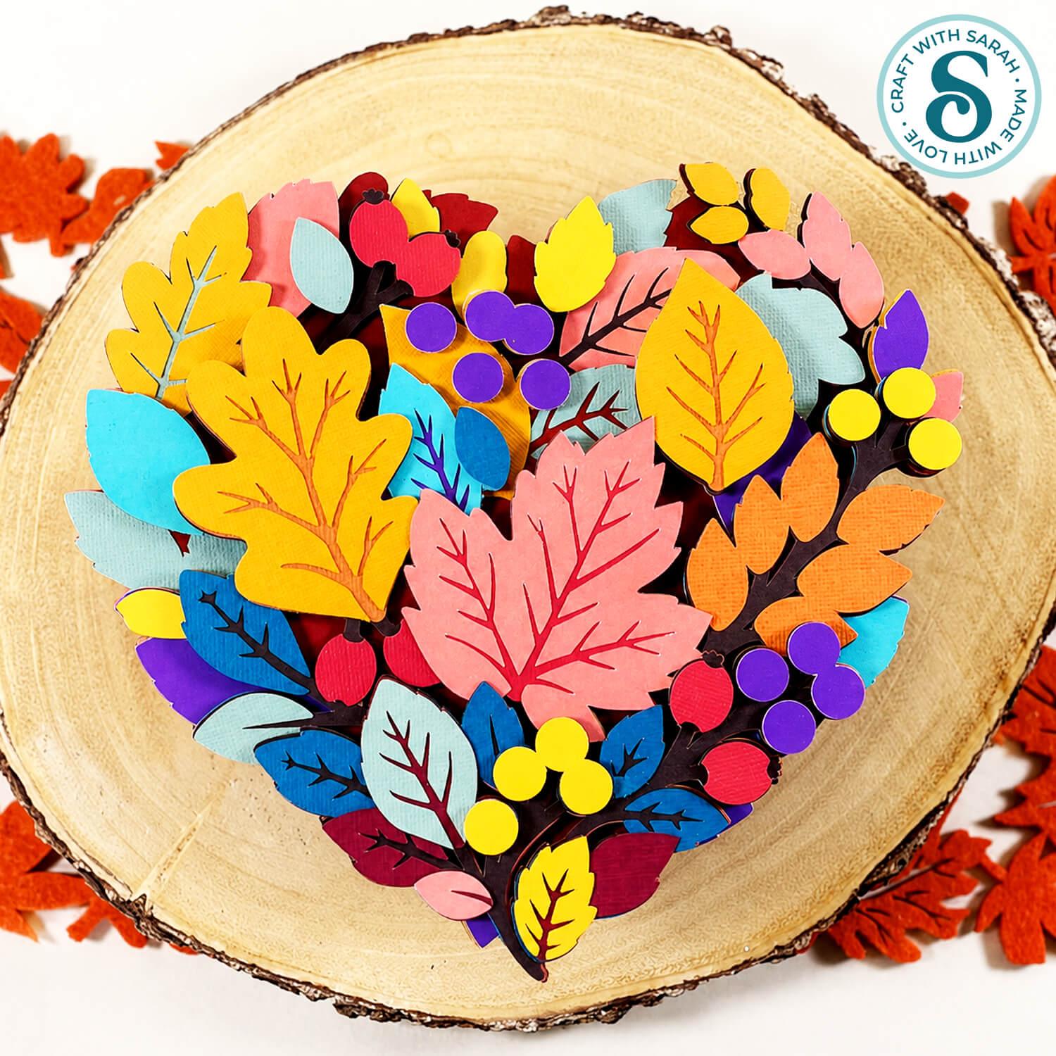Layered leaf SVG by Craft with Sarah