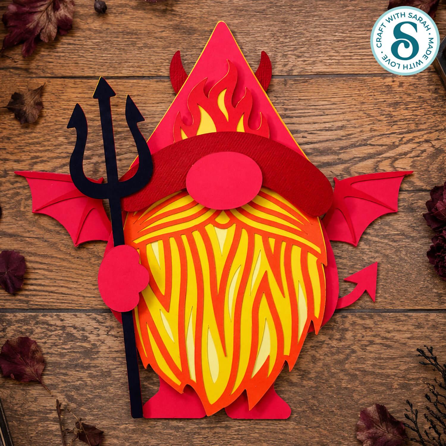 Male devil gnome by Craft with Sarah