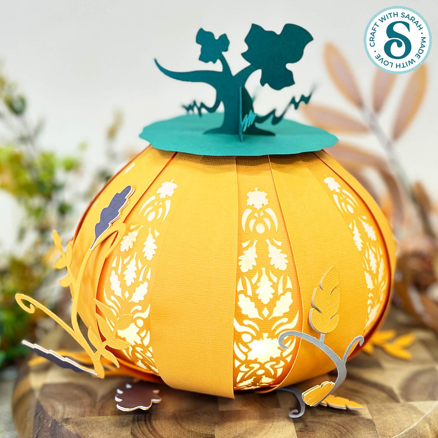 Paper Pumpkin Lantern - Image 3