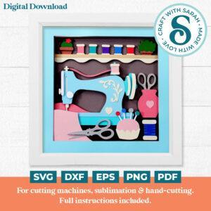 Sewing Shadow Box