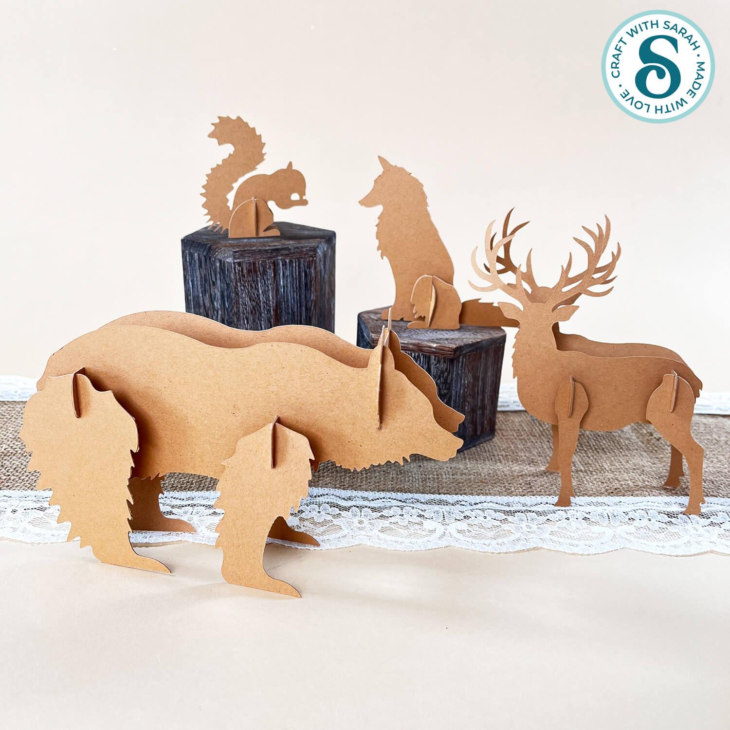 Simple 3D animals by Craft with Sarah