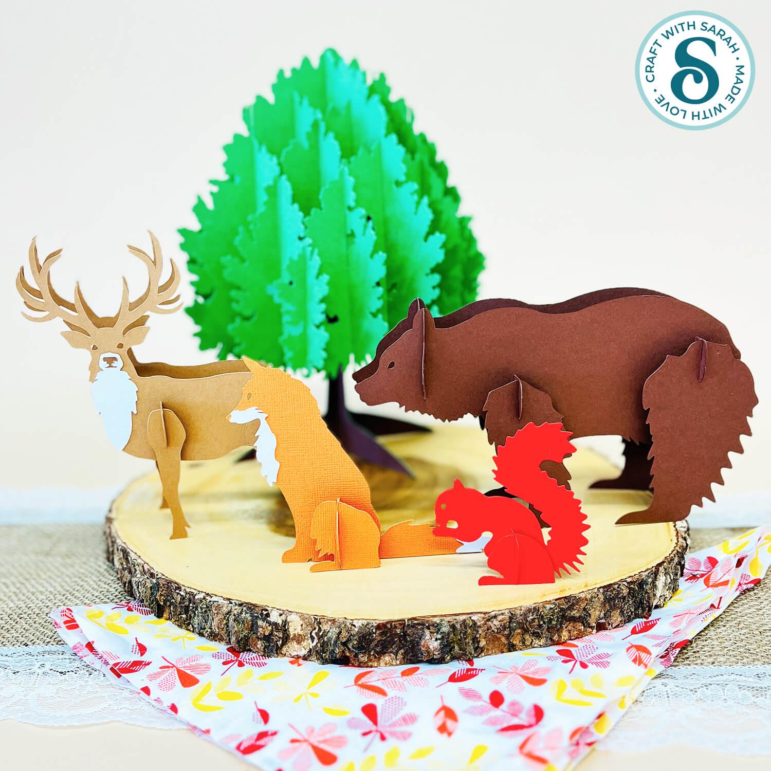 Slot together animals SVG by Craft with Sarah