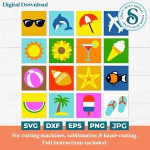 Summer Block Builders for Card Making