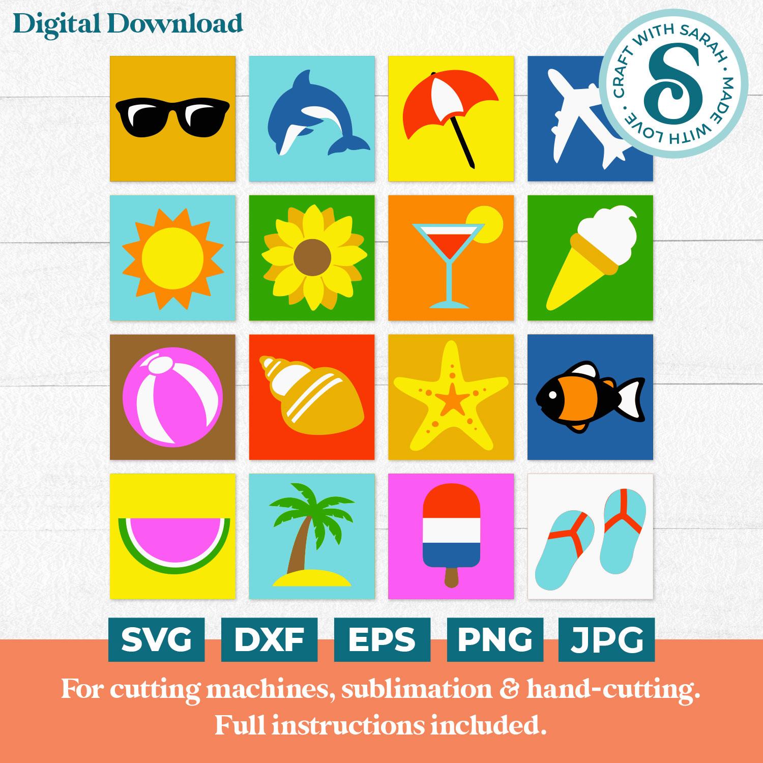 Summer Block Builders for Card Making
