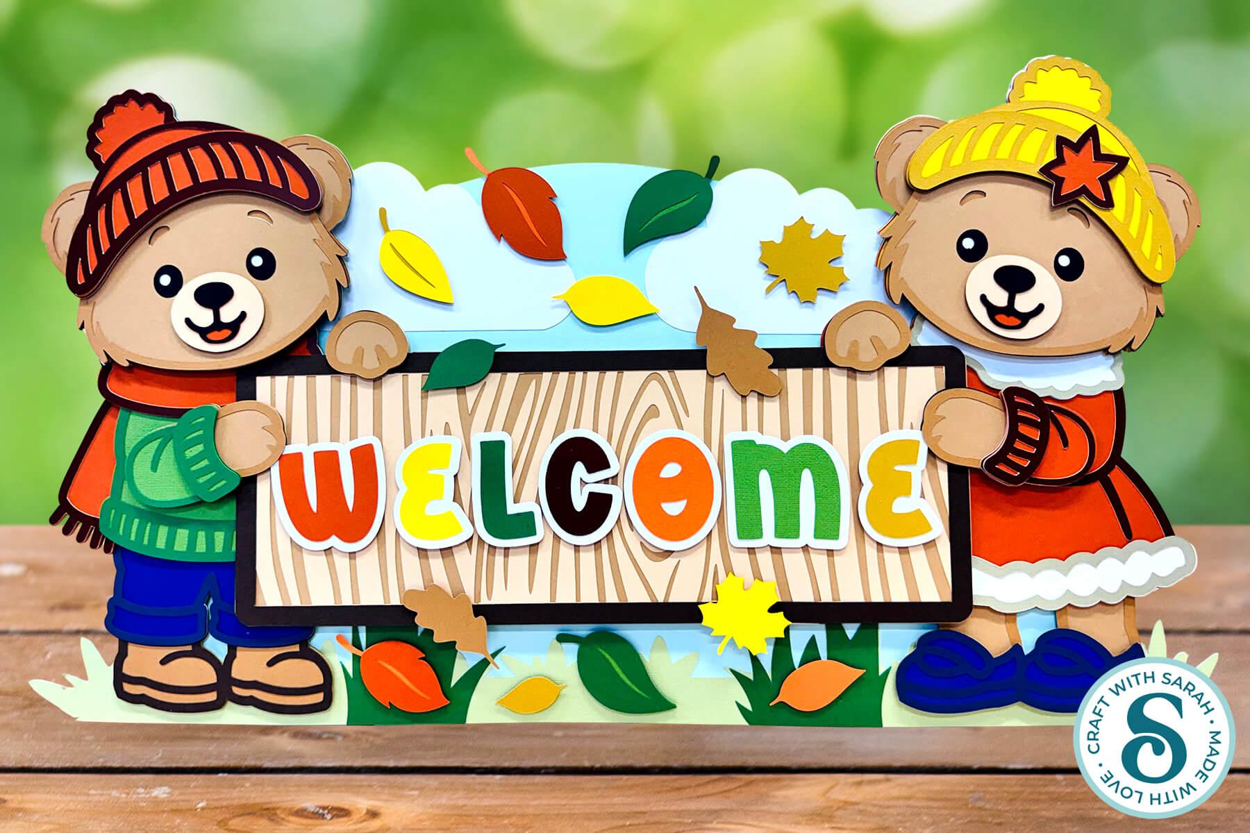 Teddies giant sign by Craft with Sarah