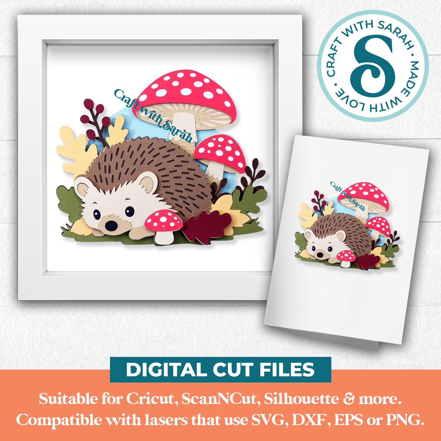 Woodland Hedgehog SVG - Image 3