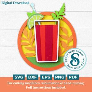 Bloody Mary Cocktail SVG