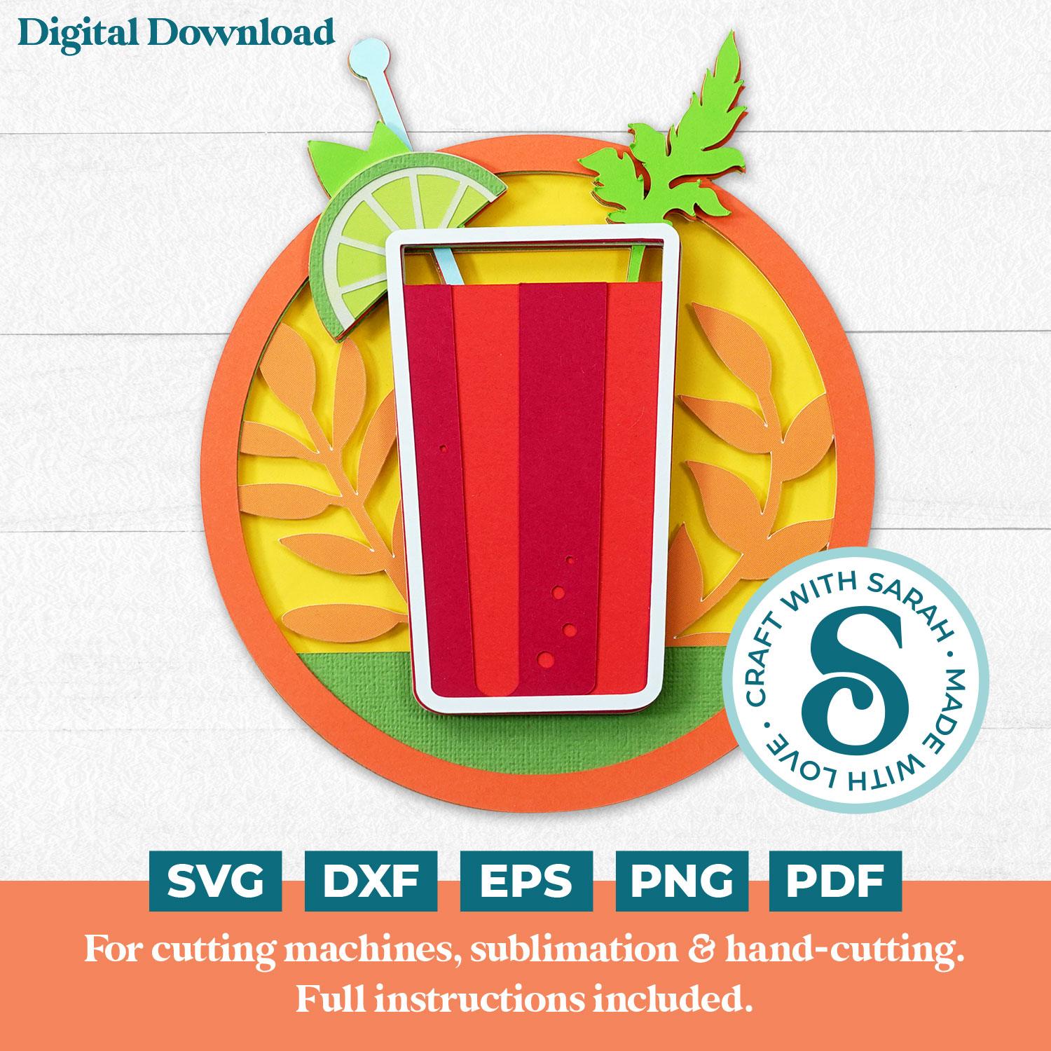 Bloody Mary Cocktail SVG