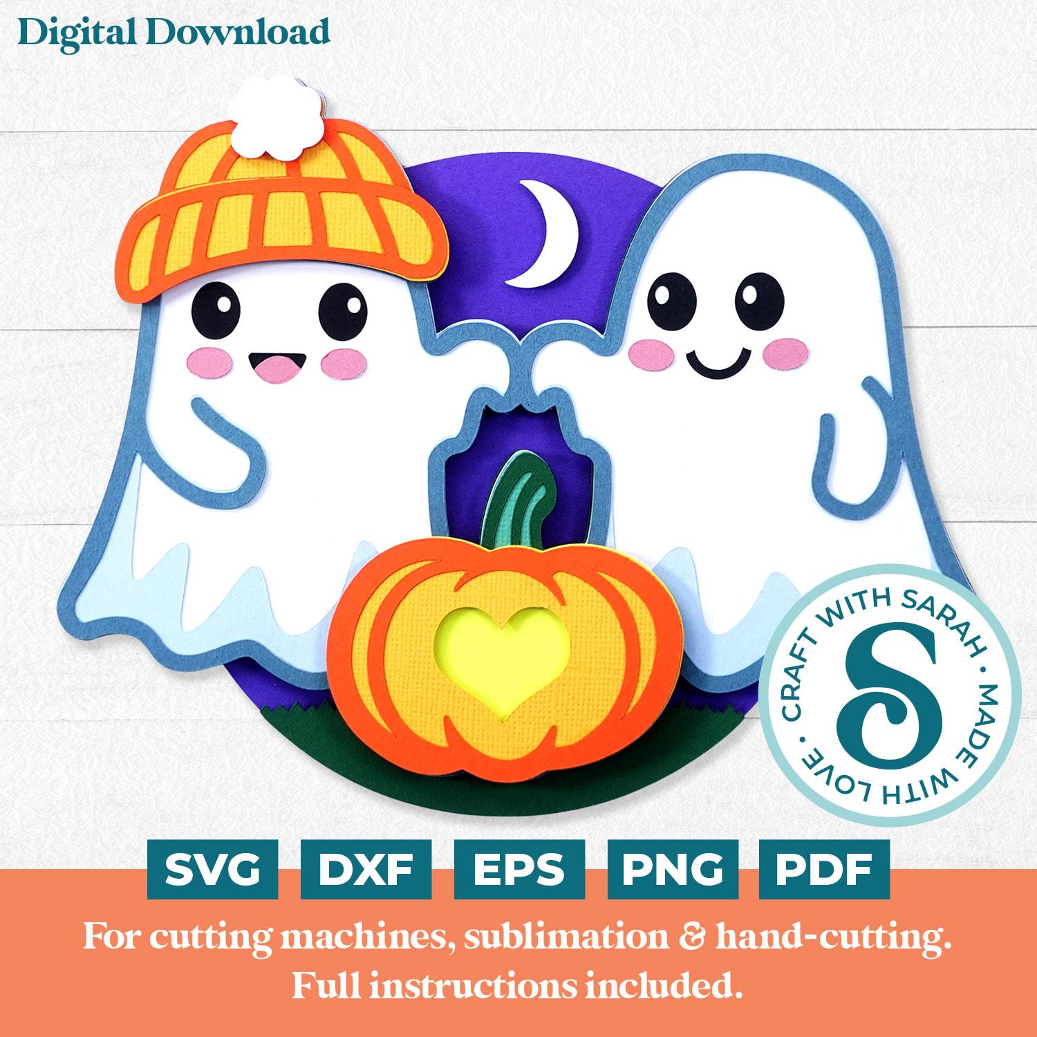 Ghost Besties Halloween SVG