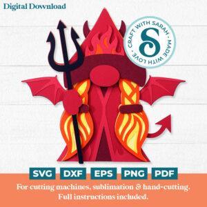 Devil Gnome SVG - Female
