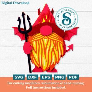 Devil Gnome SVG - Male