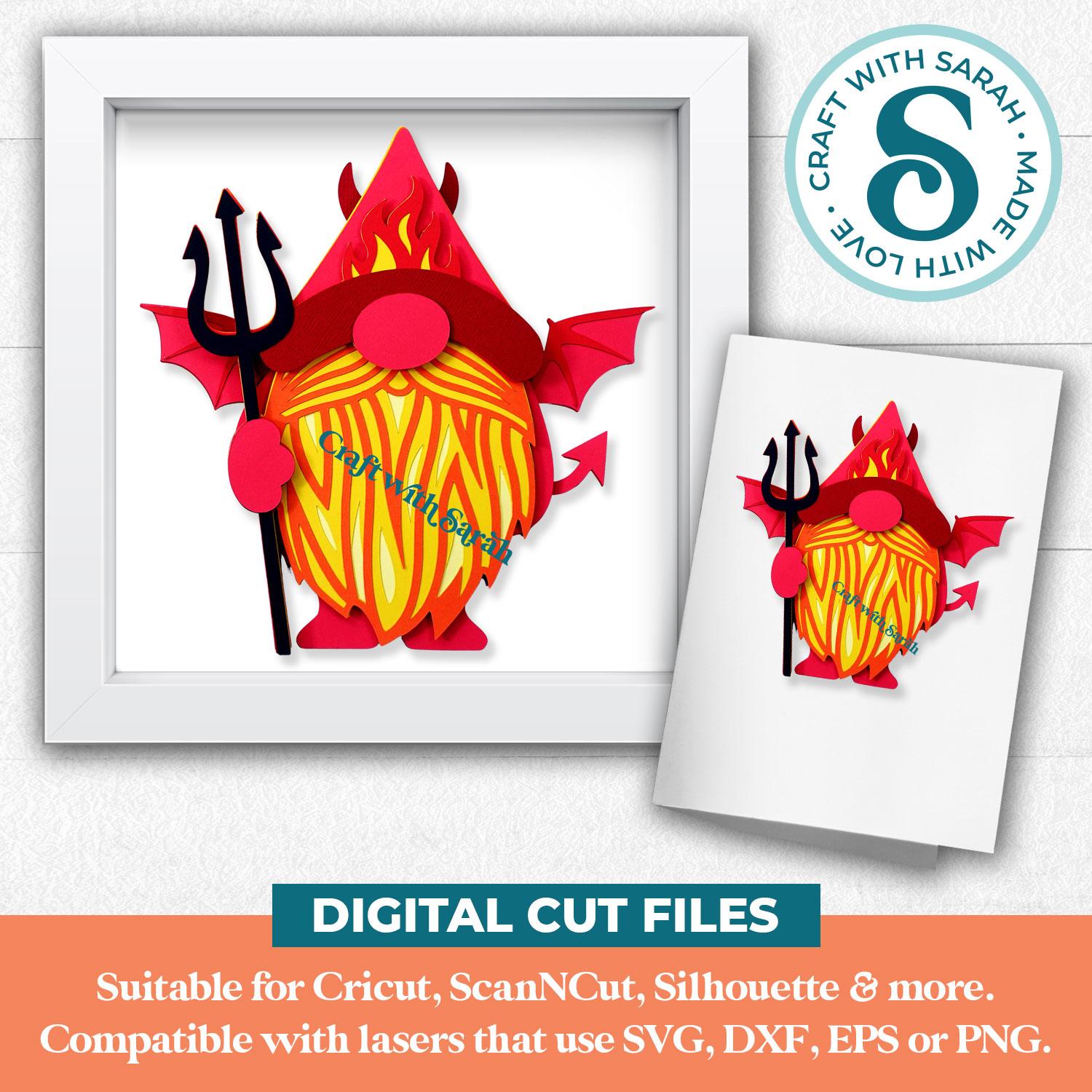 Devil Gnome SVG - Male - Image 3