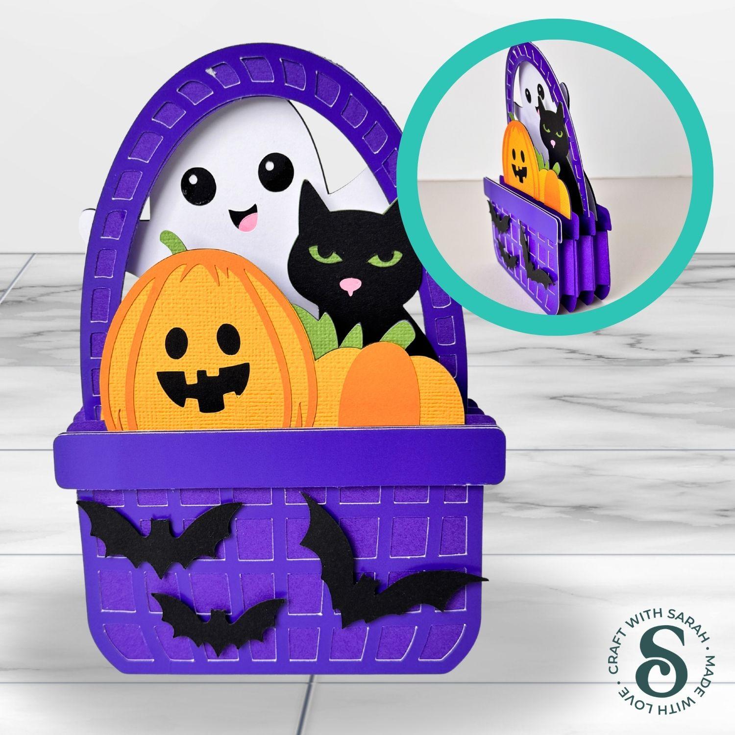 Halloween Basket Card