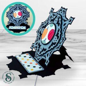 Halloween Bats Easel Card