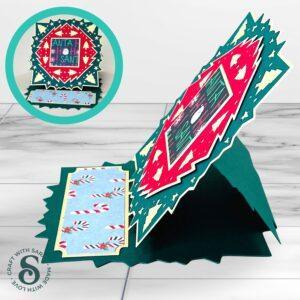 Christmas Trees Easel Card