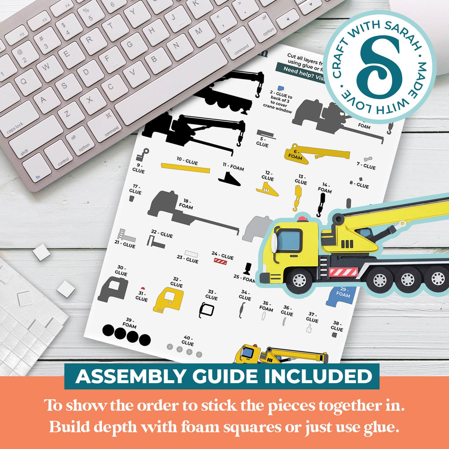 Crane Truck SVG - Image 2