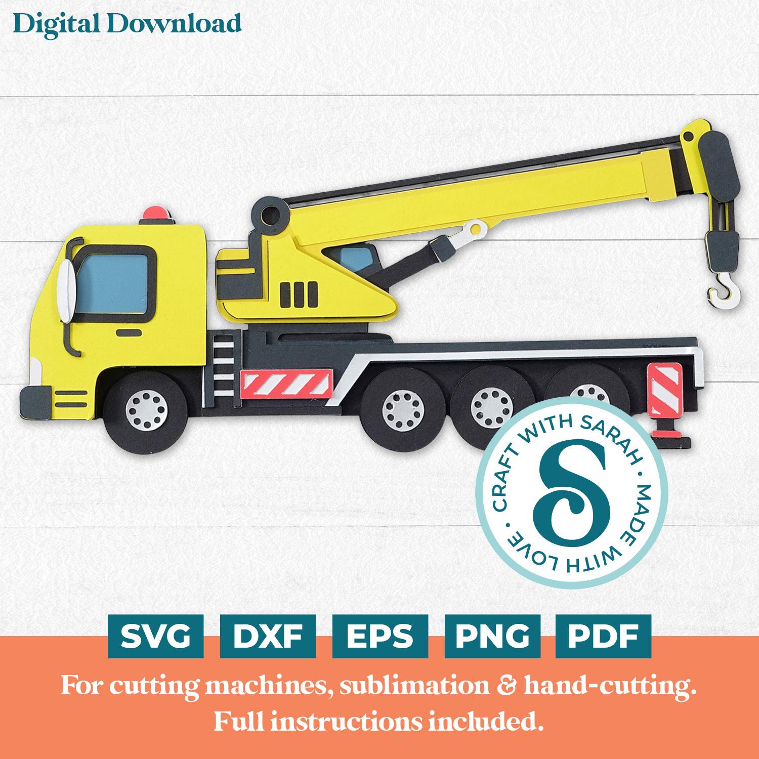 Crane Truck SVG