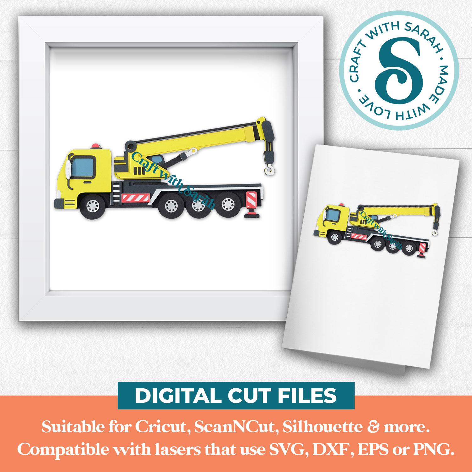 Crane Truck SVG - Image 3