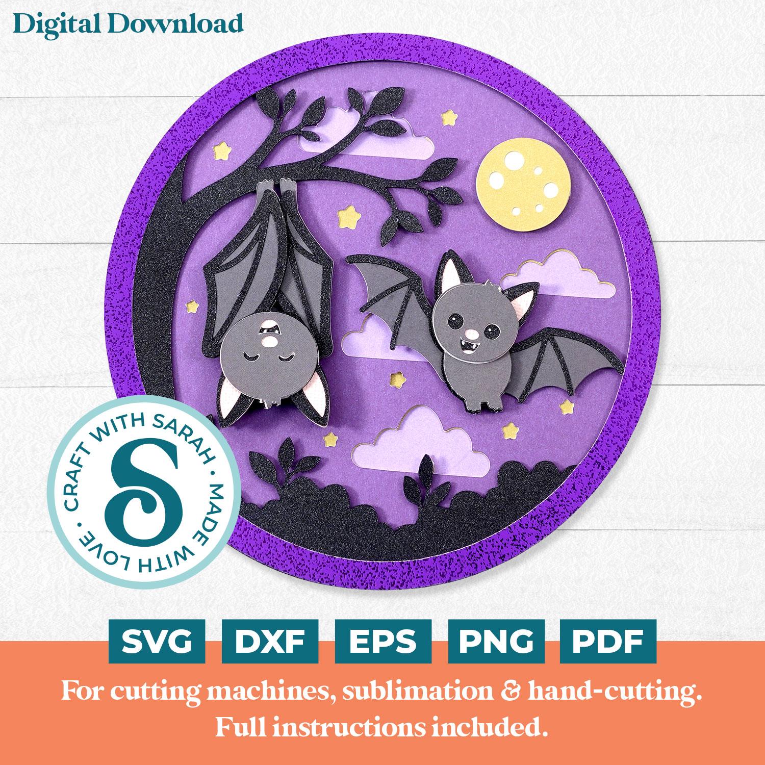 Cute Bats SVG for Halloween