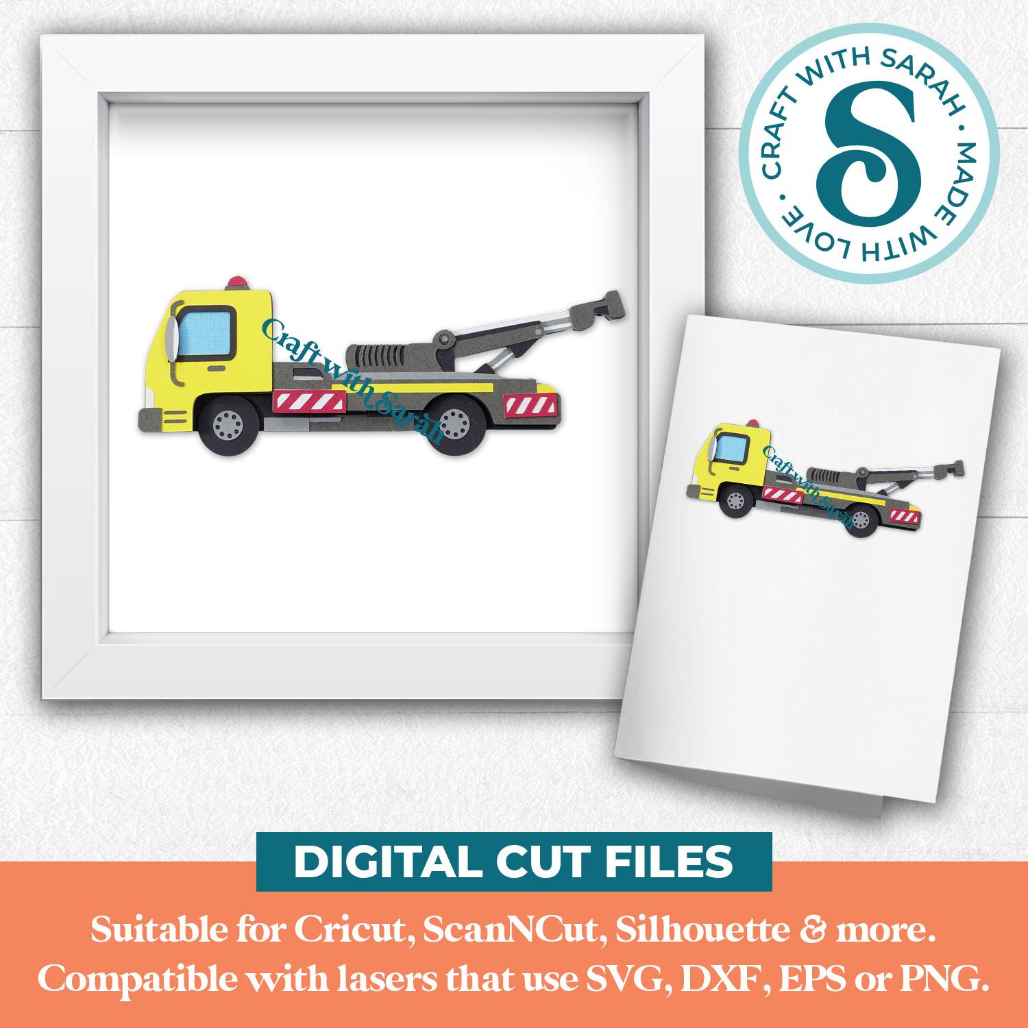 Tow Truck SVG - Image 3