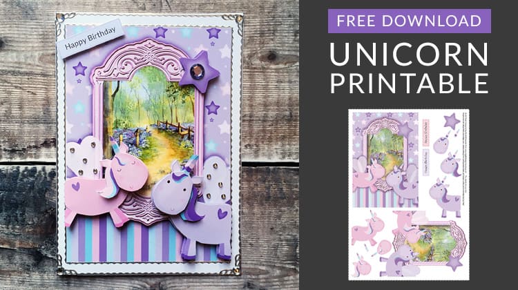 Free unicorn printable