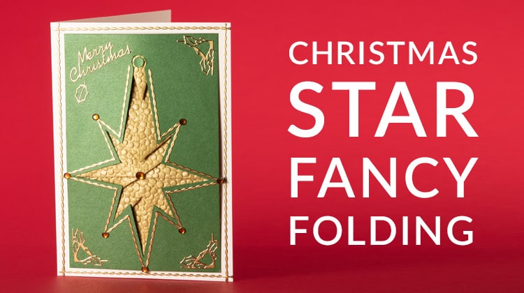 Get your free Christmas Star fancy folding pattern
