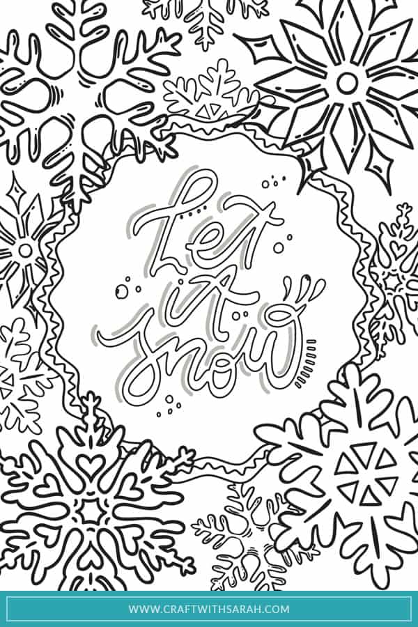 Free Christmas Colouring Pages | Craft With Sarah