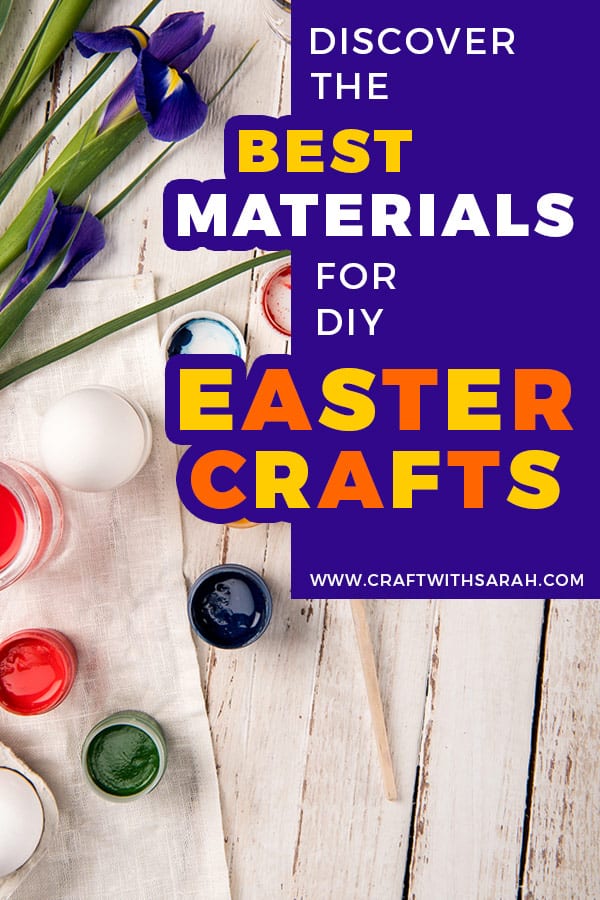 Discover the best materials for making DIY Easter crafts. In order to get your DIY hat on this Easter, you’ll need to make sure you have some suitable materials sitting in your craft stash. #crafting #easter #eastercrafts