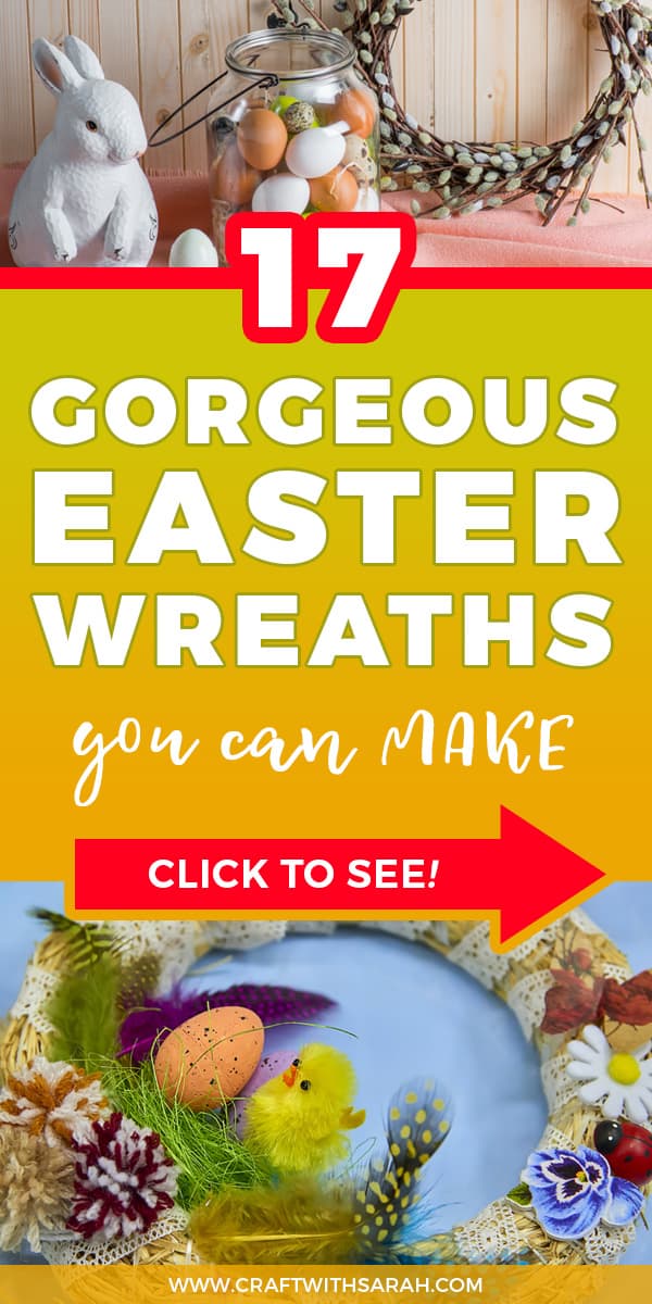 Cheap Easter wreath ideas. Get the best Easter wreath ideas for making a handmade wreath for your front door. The best roundup of Spring wreath ideas for 2019. Find out where to buy wreath making supplies such as polystyrene wreath rings.