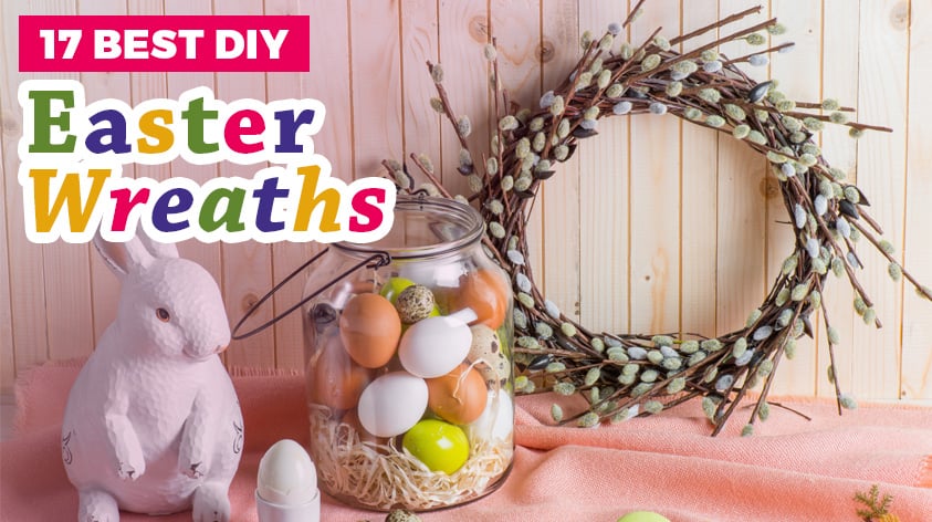 17 Best DIY Easter Wreaths to Make this Year