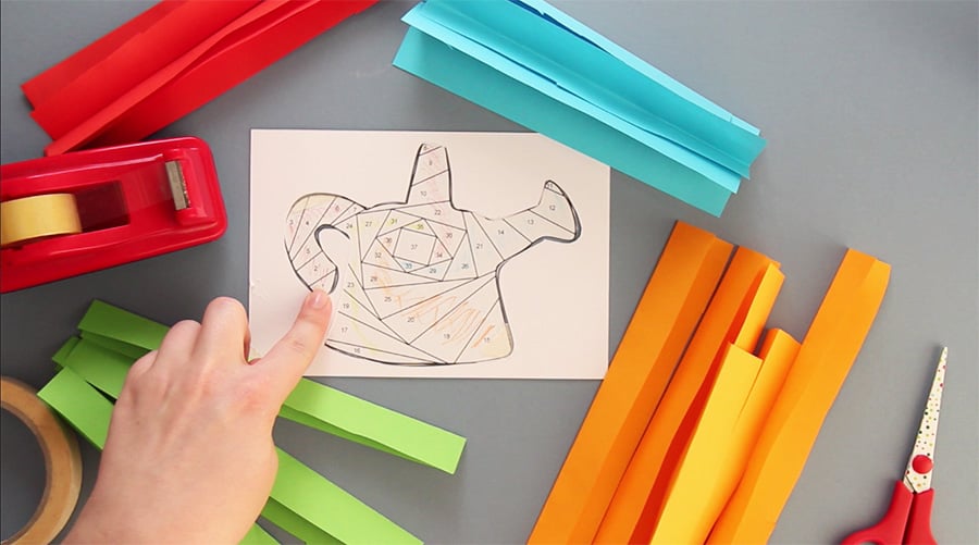 Finding the first fold when iris folding