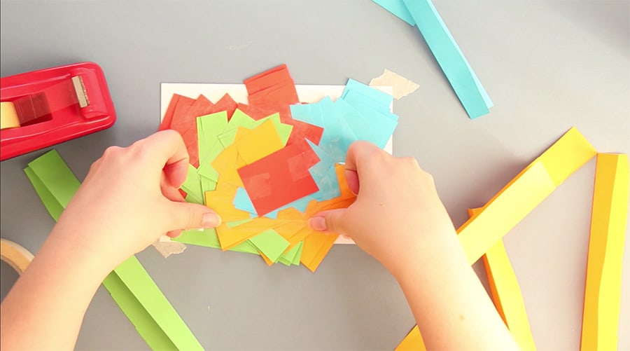 Reduce bulk on your folded card