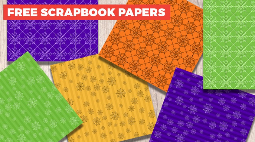 Spooky Spider Web Halloween Papers