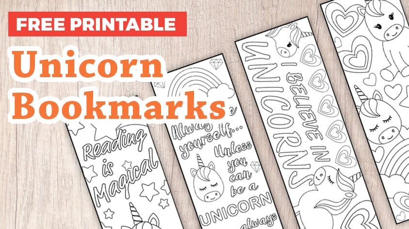 Featured image of post Unicorn Coloring Bookmarks