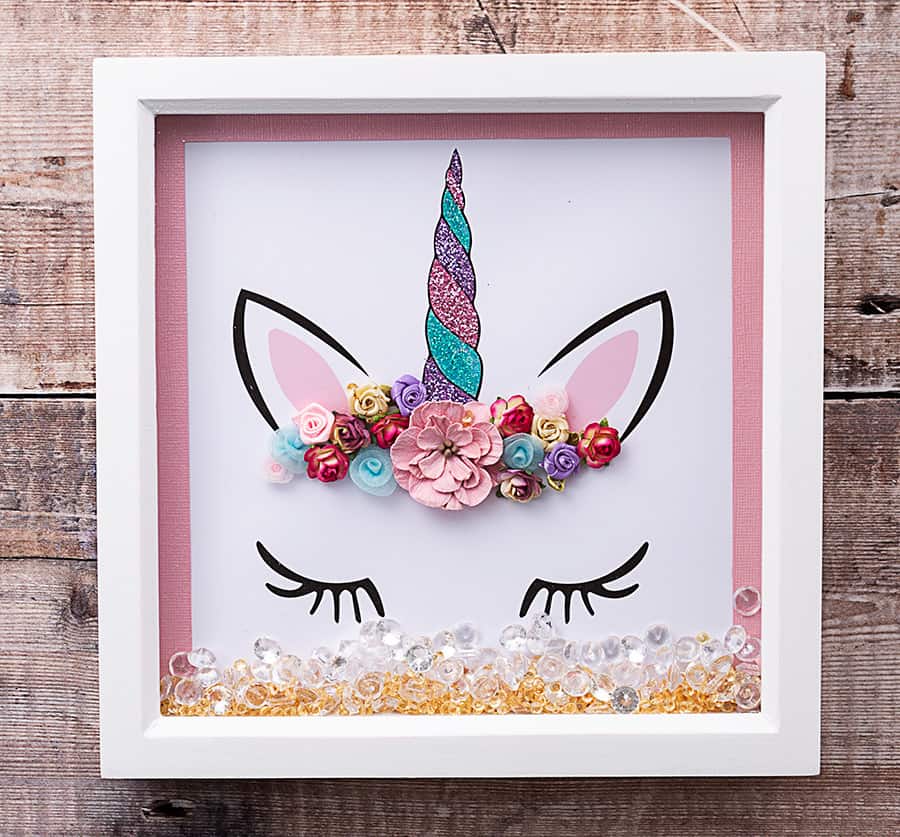 Unicorn Wall Art Tutorial & Free Printable - Craft with Sarah