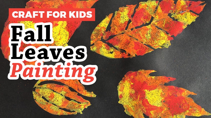 Fall Leaves Painting Craft for Kids