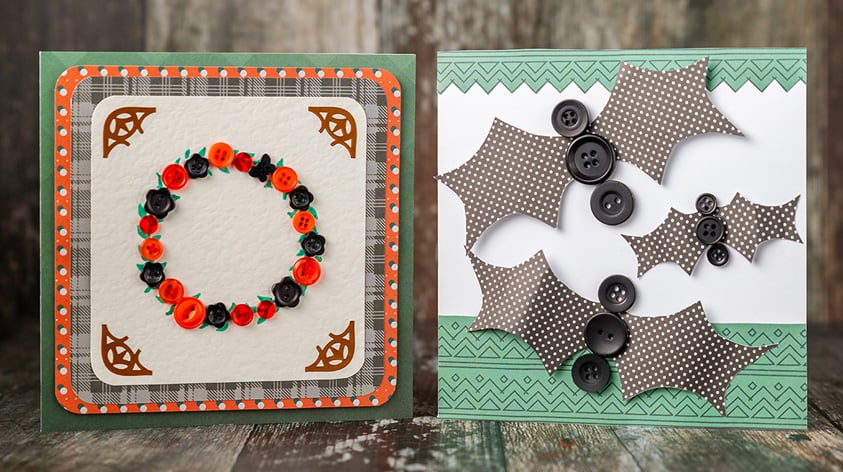 Easy Button Cards to Make for Halloween
