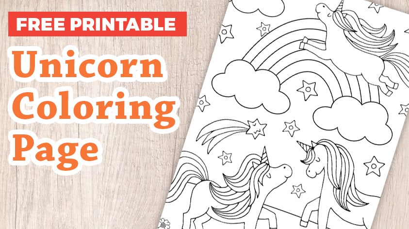 Featured image of post Free Printable Unicorn Rainbow Coloring Pages : This rainbow unicorn coloring page set includes 2 free pages to color.