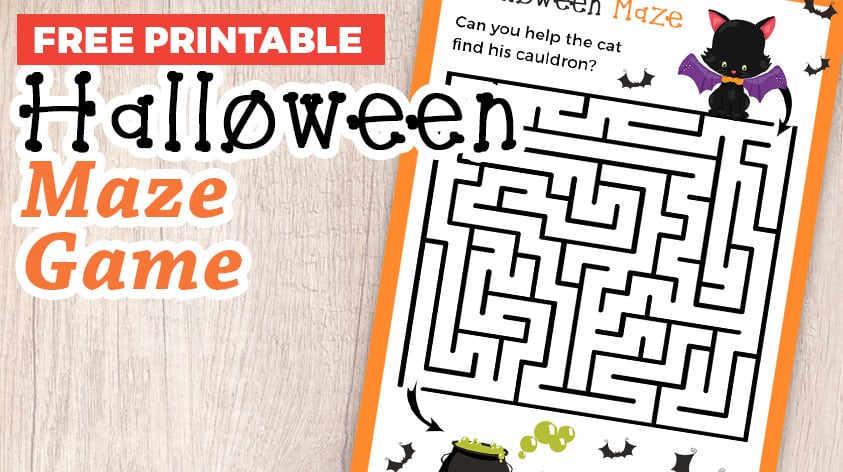 Challenge Time! Can you Solve this Halloween Maze Game?